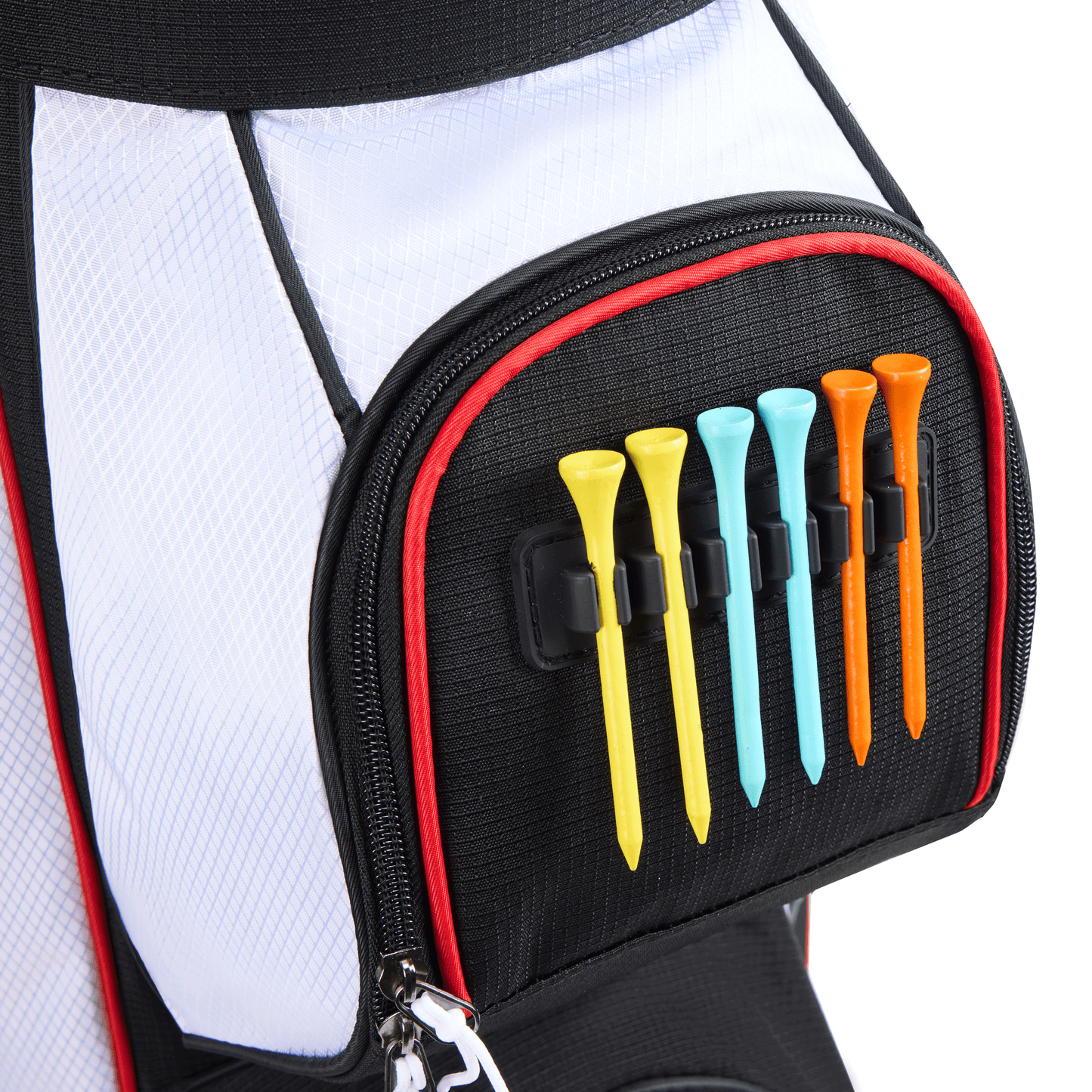 14 Way Golf Cart Bag-Black White