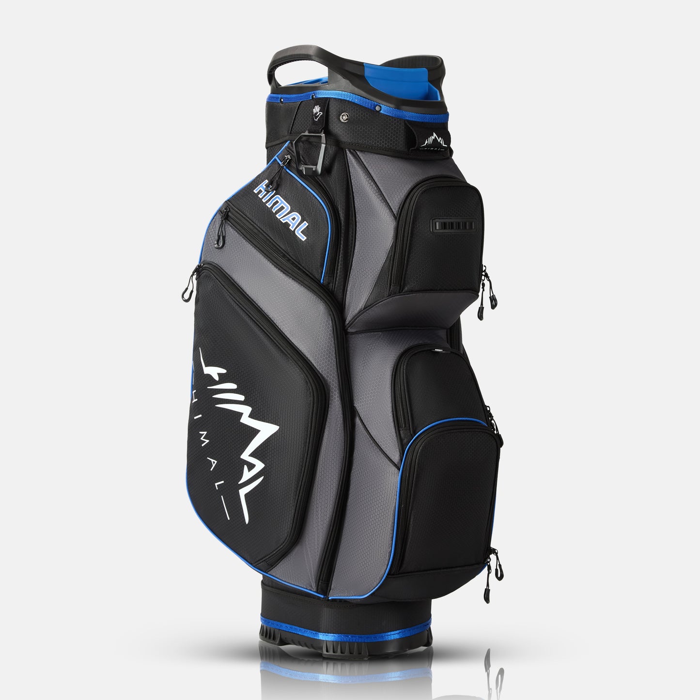 14-Way Full Length Premium Golf Cart Bag-Charcoal Gray