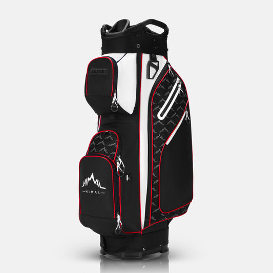 14 Way Golf Cart Bag-Black White