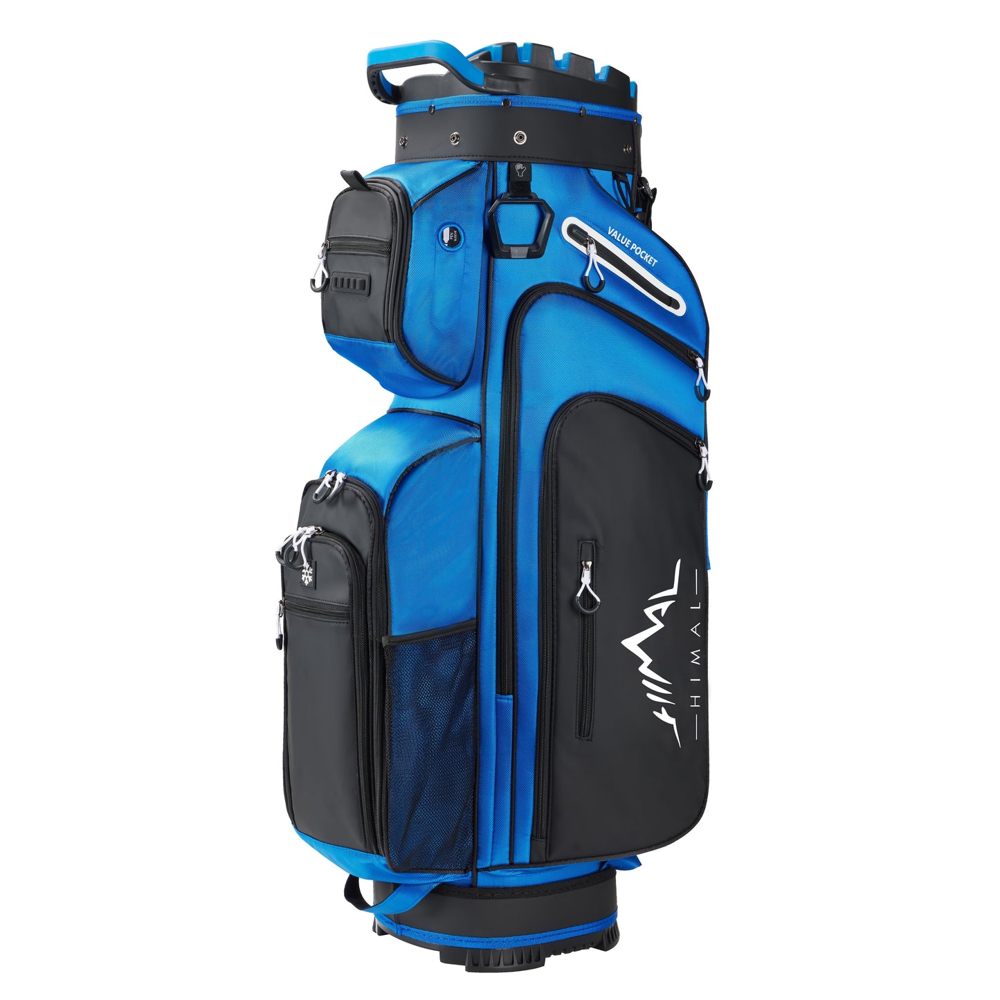 14-Way Full-Length Divider Golf Cart Bag-Blue