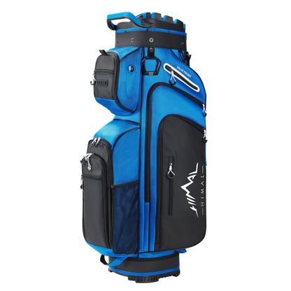 14-Way Full-Length Divider Golf Cart Bag-Blue